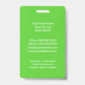 Dog walker / Pet Care Sitting Badge (Achterkant)