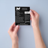 Dog Walker & Pet Sitter Black Flyer (Hand)