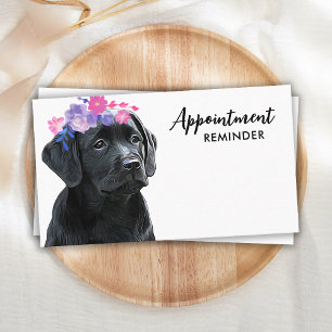 Dog Walker Pet Sitter Cute Puppy Labrador Business Afsprakenkaartje