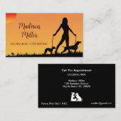 Dog Walker / Pet Sitter Visitekaartje (Voorkant / Achterkant)