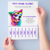 Dog Walker Pet Sitting Gepersonaliseerde Traan She Flyer (Hand)