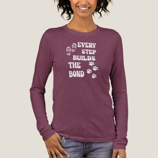 Dog Walker Quotes  Tri-Blend Shirt (Voorkant)