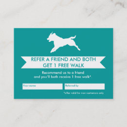 Dog Walker Reference Kaart - 