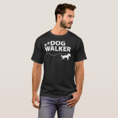 Dog Walker T-shirt (Voorkant volledig)
