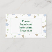 Dog Walker Visitekaartje (Achterkant)