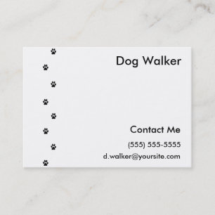 Dog Walker Visitekaartje