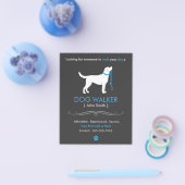 Dog Walker Walker Business Flyer Sjabloon Small (Enkel)