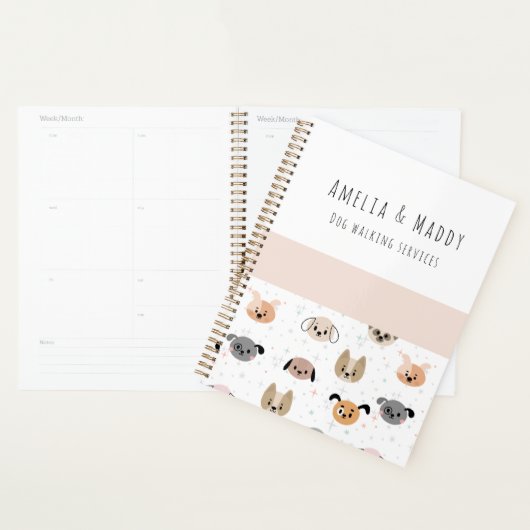 Dog Walking - Afspraak voor jonge ondernemers Planner (Display)