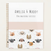 Dog Walking - Afspraak voor jonge ondernemers Planner (Voorkant)