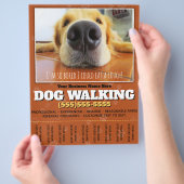 Dog Walking Custom Flyer (Hand)