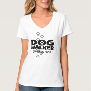 Dog Walking en Dog Walker promotie! T-shirt