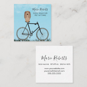 Dog Walking, Pet Sitting, Cat Care, Boarding Vierkante Visitekaartje