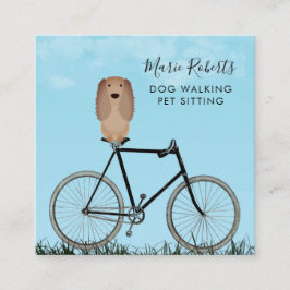 Dog Walking, Pet Sitting, Cat Care, Boarding Vierkante Visitekaartje