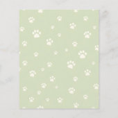 Dog Walking Pet Sitting Custom Flyer (Achterkant)