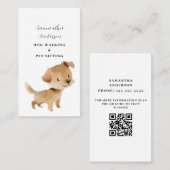 Dog Walking Pet Sitting Visitekaartje (Voorkant / Achterkant)