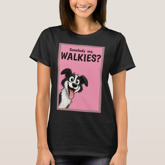 Dog Walking T-shirt (Voorkant)