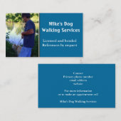 Dog Walking Visitekaartje (Voorkant / Achterkant)