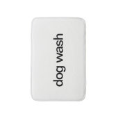Dog Wash Bath Mat (Voorkant Verticaal)