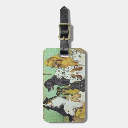 Dog Watch Bagagelabel (Voorkant verticaal)