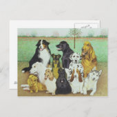 Dog Watch Briefkaart (Voorkant / Achterkant)