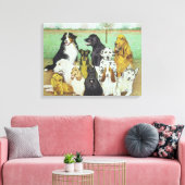 Dog Watch Canvas Afdruk (Insitu (Woonkamer))