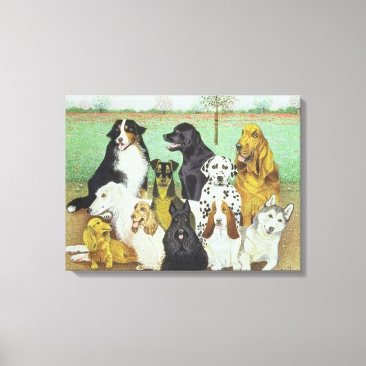 Dog Watch Canvas Afdruk (Voorkant)