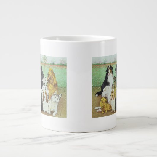 Dog Watch Extra Grote Beker (Voorkant)