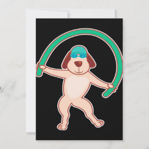 Dog Water Aerobics   Funny Gift Feestdagenkaart