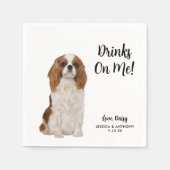 Dog Wedding Cocktail Napkins Servet (Voorkant)