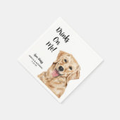 Dog Wedding Cocktail Napkins Servet (Hoek)