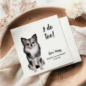 Dog Wedding Cocktail Napkins Servet