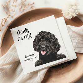 Dog Wedding Cocktail Napkins Servet