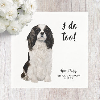 Dog Wedding Cocktail Napkins Servet