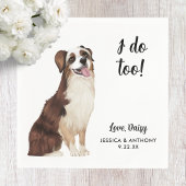 Dog Wedding Cocktail Napkins Servet