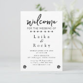 Dog Wedding Invitation (Debout devant)