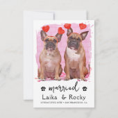 Dog Wedding Invitation (Dos)