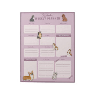 Dog Weekblad Planner Notitieblok