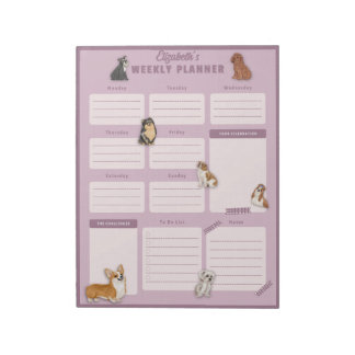 Dog Weekblad Planner Notitieblok