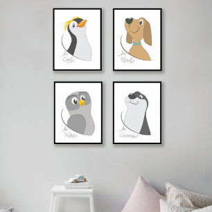 Dog - wees aardig poster