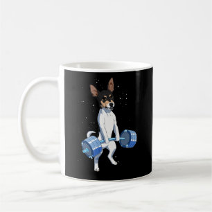 Dog Weightlift Rat Terrier Koffiemok