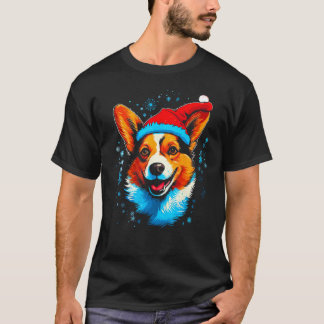 Dog Welsh Corgi Xmas T-shirt