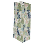 dog wijn cadeautas (Achterkant Gekanteld)