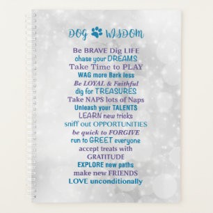 Dog Wisdom Quotes - Inspirerend Hondenliefhebbers Planner