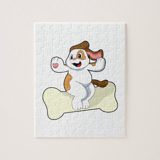 Dog with Bone Legpuzzel (Verticaal)