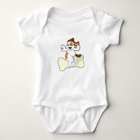Dog with Bone Romper (Voorkant)