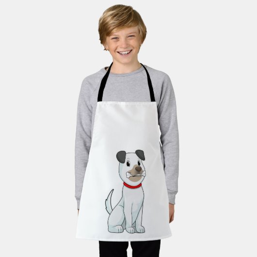 Dog with Bone Schort (Gedragen)