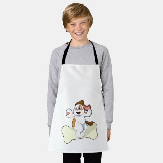 Dog with Bone Schort (Gedragen)