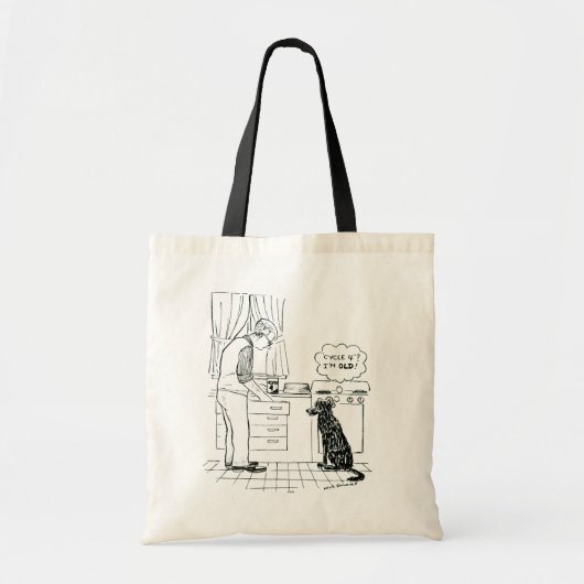 Dog wordt ouder tote bag (Voorkant)