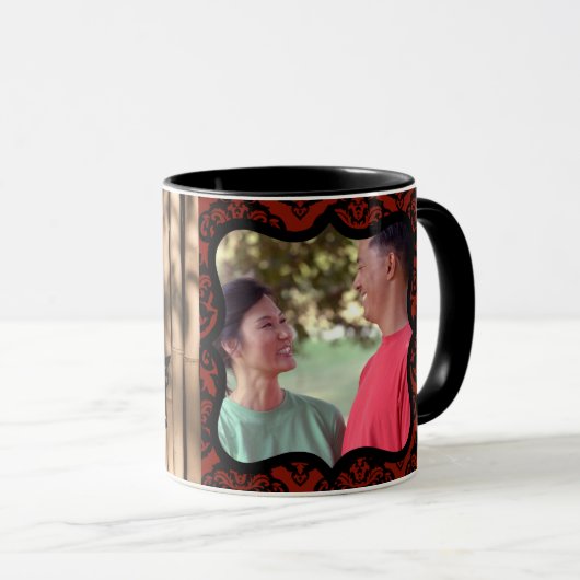 Dog Year 2018 M Photo lijst Greeting in Vietnamees Mok (Voorkant rechts)