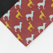 Dog Year Zodiac Birthday Monogram S Blanket Fleece Deken (Hoek)